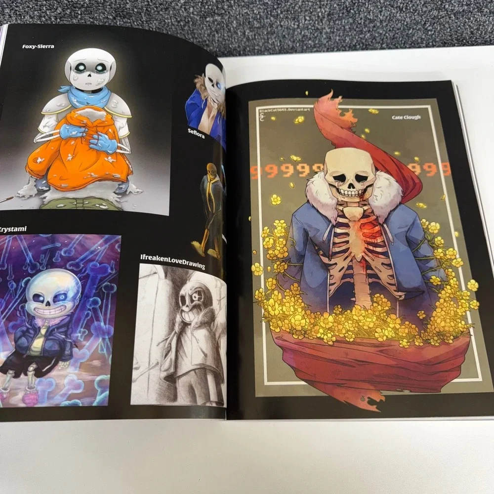 Gamers for Good Presents Undertale Fan Art Book Charity Kickstarter 1st Edition